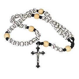 CB Athlete Protection Baseball Softball Sports Catholic Athlete Rosary, 20 Inch