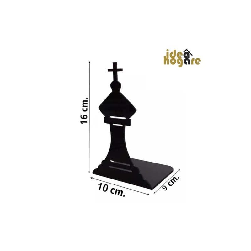 Sujetalibros Decorativos Soporte Sujeta De Libros 6 Pzas (Ajedrez)