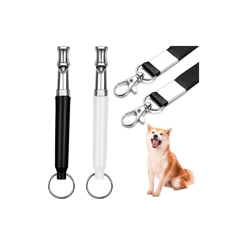 2 Pack Dog Whistles to Stop Neighboring Dog Barking, Professional