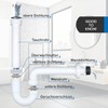 kör4u Pipe Odour Trap Plastic 1 1/4 Inch x 32