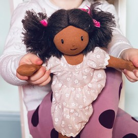 ThreadBear Design Mia Rag Doll - Soft Toy With Pink Dress For Children …