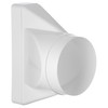 Steinberg14 White 220x55mm - Ø 125mm Flat Channel to Round