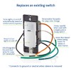Leviton Motion Sensor Light Switch, Motion Activated, Auto-On/Auto-Off or Manual-On,