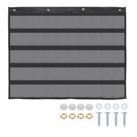 DIICCYO 50 Pocket 39.4" x 32.9" Grading Cards Storage Bag for Wall Display