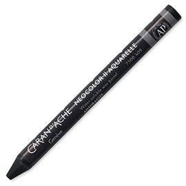 Caran d'Ache Neocolor II Aquarelle Artists' Pastel - Charcoal Gray