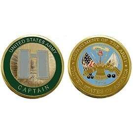 Military Challenge Coin, Army Veteran Challenge Coin, Collectible Coins, Officer Ranks, Captain