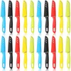 Lothee 20 Pcs Paring Knife Bulk, 5 Colors Fruit &
