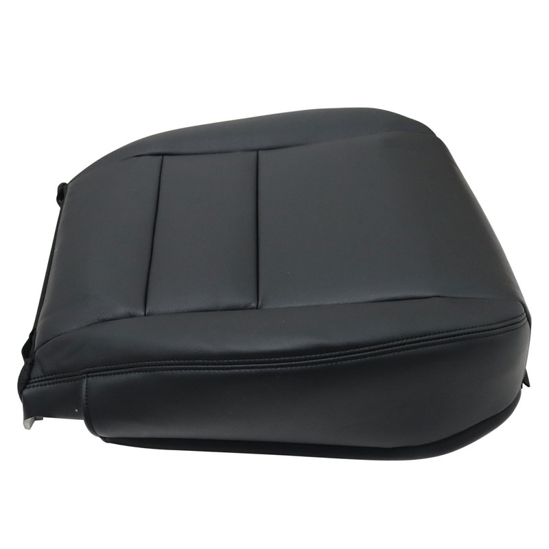 GXARTS Driver Side Bottom Replacement Leather Seat Cover Black Compatible