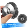 Mobestech Efficient Stainless Steel Scrubbers Pot Cleaning Brush Wire Sponge