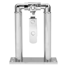 GG Grand General 69979 Chrome 7" Floor Mount Stand and Air Valve Lever Set for 69991 Train Horn