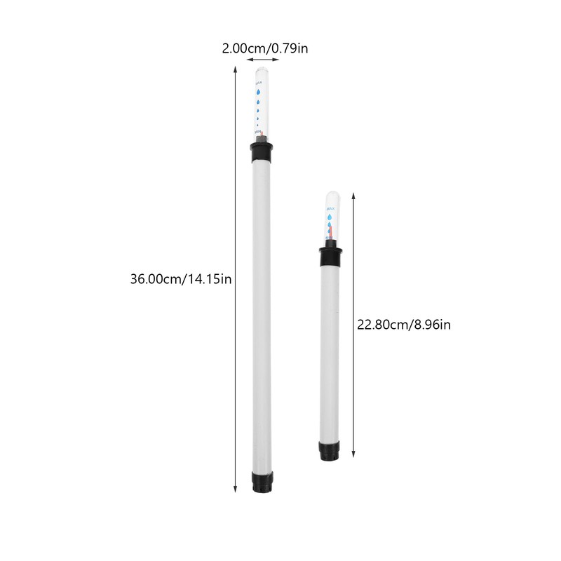 Alipis Plant Water Level Indicator 4-Pack Visual Window Floating Gauge