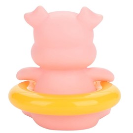 Termómetro del Baño Del Bebé, Seguro Bebé Baño Termómetro con Sensor Chip LED Pantalla de Temperatura Flotante Linda Animal Estilo Baño Juguete (Cerdo Rosa)