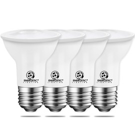 Energetic 4 Pack PAR20 LED Bulbs 50W Equivalent 5W Dimmable, 5000K Daylight 460 Lumen E26 Medium Base Indoor Outdoor Spot Light Bulb Flood Light Bulb