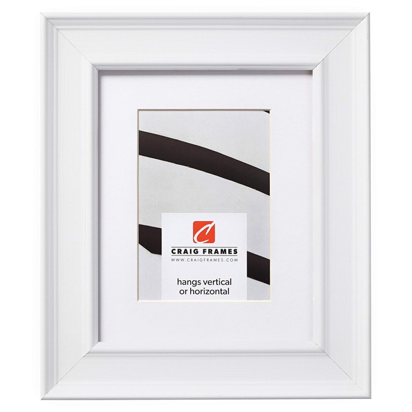 Craig Frames Revival, 14 x 20 Inch White Picture Frame
