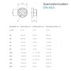 Flange Nuts Stainless Steel A2 DIN 6923 Flange Nut with