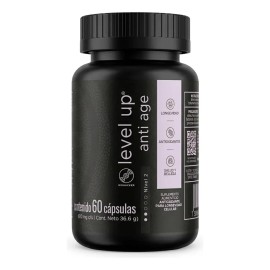 Anti Age Resveratrol con Astaxantina y Vitamina E – Suplemento Level Up