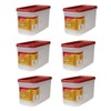 Rubbermaid - Dry Food Storage 10 Cup Clear Base Featuring