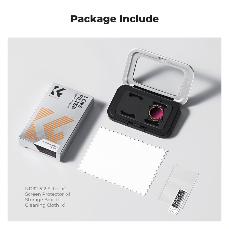 K&F CONCEPT Variable ND32-512 Filter Compatible with DJI Osmo Pocket