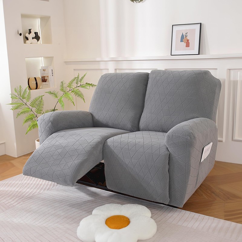 NORTHERN BROTHERS Loveseat Cover - Jacquard Reclining Cover for 2