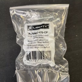 Liberty Hardware P35998C-475-CP 1-1/4” Refined Comfort Knob In Bedford Nickel Liberty Hardware