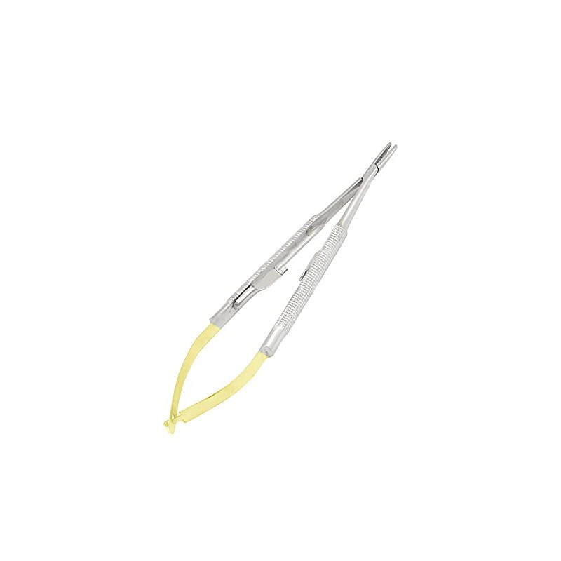 OdontoMed2011 T/c Castroviejo Needle Holder 7" Straight with Lock Round