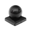 4 x Post Caps Ball Steel Black Powder Coated 71
