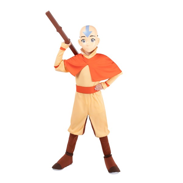 Avatar Aang Official Youth Deluxe Halloween Costume - Premium Quality