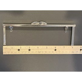 Unbranded Silver~8” Metal Purse Frames~Kiss Lock Clasp~DIY~Cust