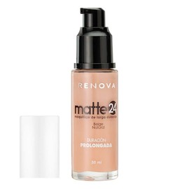 Base de Maquillaje Líquida Renova Matte 24 Beige Natural 30ml