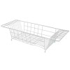 Kitchen Details Over the Sink Metal Dish Drainer Drying Rack,