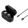 Black Charging Storage Box Charging Case with Cable For Jabra