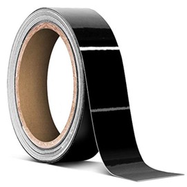 VViViD Black Gloss Air-Release Adhesive Vinyl Tape Roll (1 Inch x 20ft)