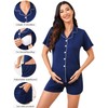 SWOMOG Womens Maternity Nursing Pajama Sets Breastfeeding Sleepwear Postpartum Lounge