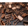 15mm Rose Gold Metal Binder Foldback Clips Bulldog/Paper Clips/Binder Clips