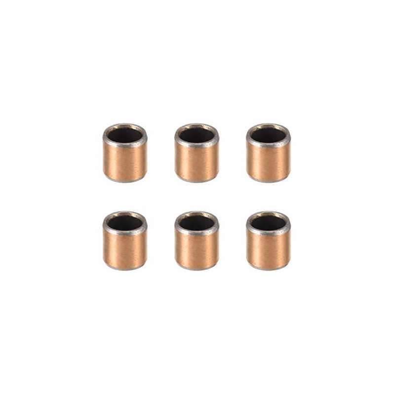 sourcing map Sleeve Bearing 6mm Bore x 8mm OD x