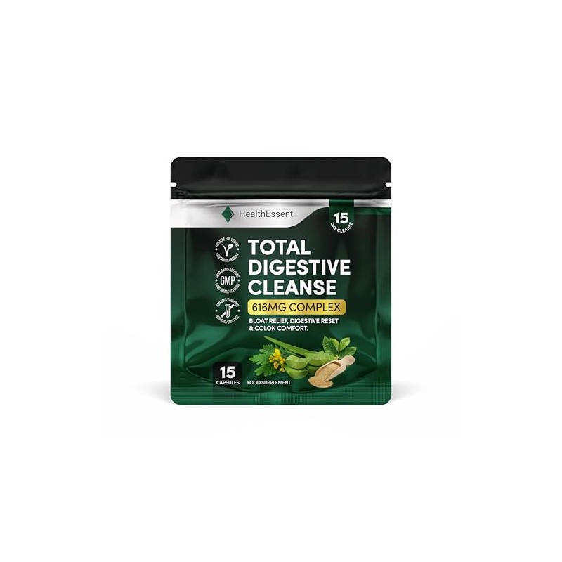 HealthEssent Total Digestive Cleanse, Fibre & Botanical Blend for Digestive