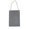 Hanging Slate Board with Jute Rope, Grey, Decorative Wall Sign