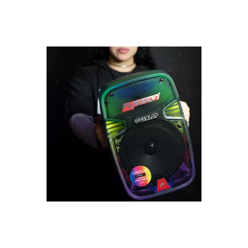 Fussion Acustic Bocina Fussion Pbs 8042 Portati Bluetooth Colors Overlap