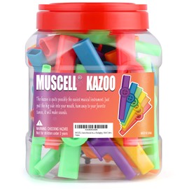 MUSCELL 36PCS Plastic Kazoo Bulk - Multi Colors, Party Favors, Operation Christmas Child Bulk Items, Kazoos Musical Instruments for Music Classroom and Events