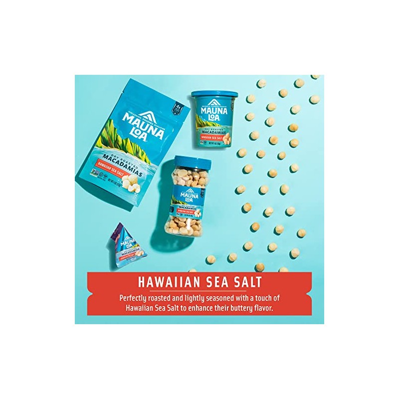 Mauna Loa Macadamias, Macadamias secas asadas, tarros de 6 onzas
