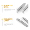 CALLARON Nail Art Pliers Fingernail Scissors Nail Cutter Mini Tweezers