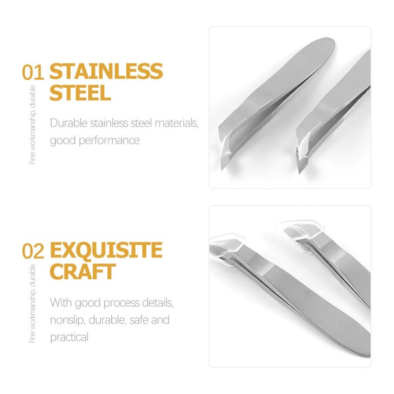 CALLARON Nail Art Pliers Fingernail Scissors Nail Cutter Mini Tweezers