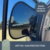 Dreambaby Insta-Cling Static Car Window Shades - UPF 50 Sun