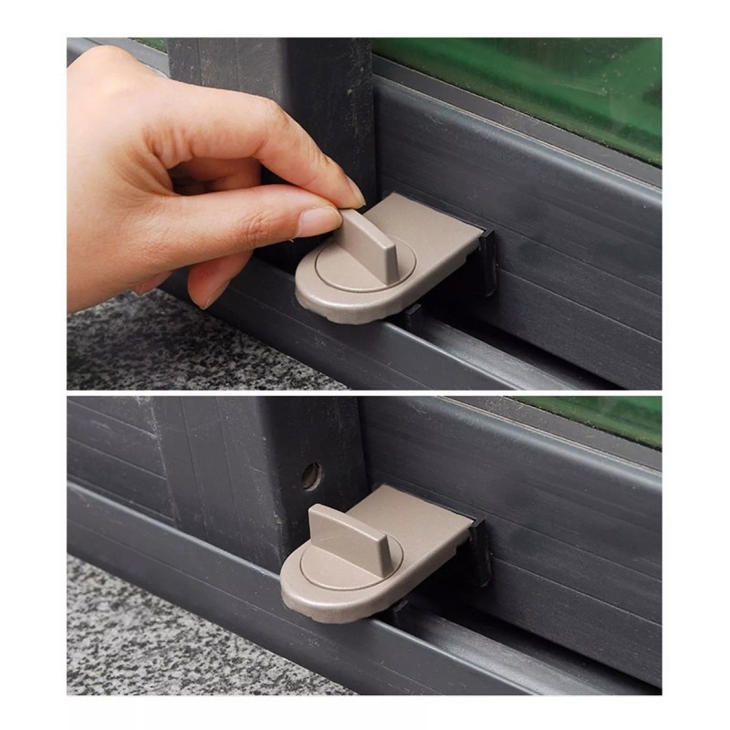 Dolores 2 Candado Seguro Ventana Aluminio Puerta Corrediza Bloqueo