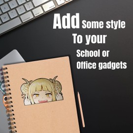 Toga Peeker My Hero Academia Toga Peeker Anime Manga Decal Stickers Ideal for Cars Laptop, Skateboard, Wall Décor, UV Resistant