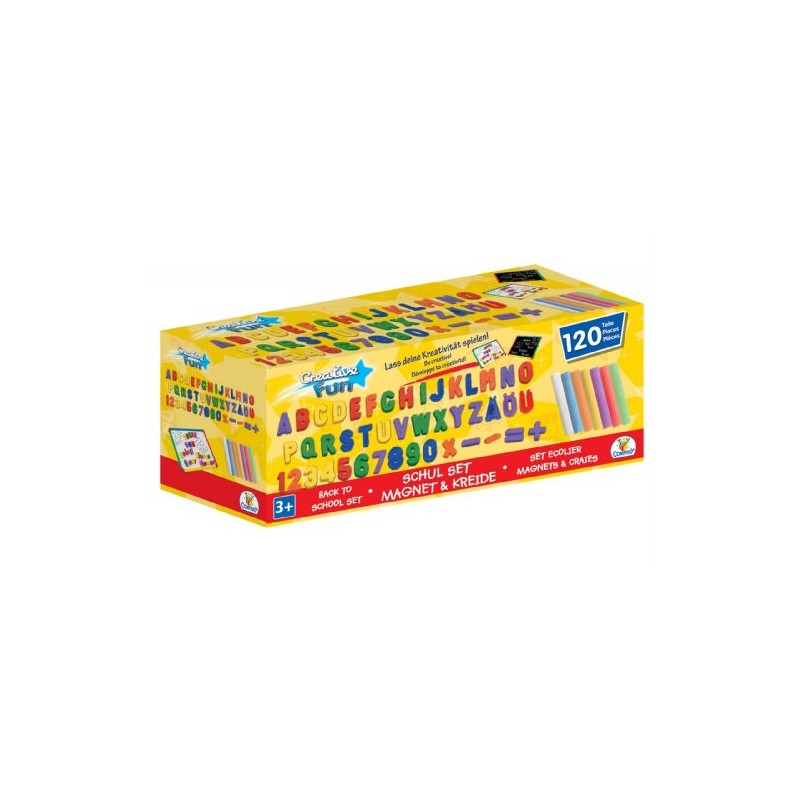 Creathek School Set with Magnets & Chalks