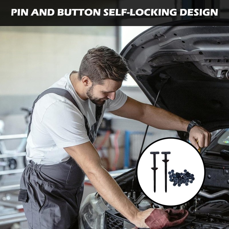 Pack of 100 Nylon Universal Cable Tie Buckle, Robust Self-Locking