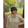MELEGARI Knitted Hat with Visor Brenta Peak Hat Alpaca Wool
