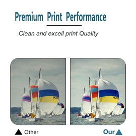 LPRINTCI High Yield 64XL Ink Cartridges use for HP 7950e; Envy Photo 6200, 7100, 7800; Tango Series Eligible for Instant Ink X4D92AN