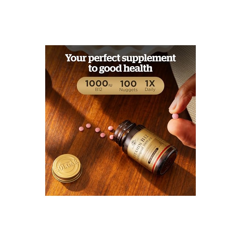 Solgar Vitamin B12 Sublingual - 100 Nuggets